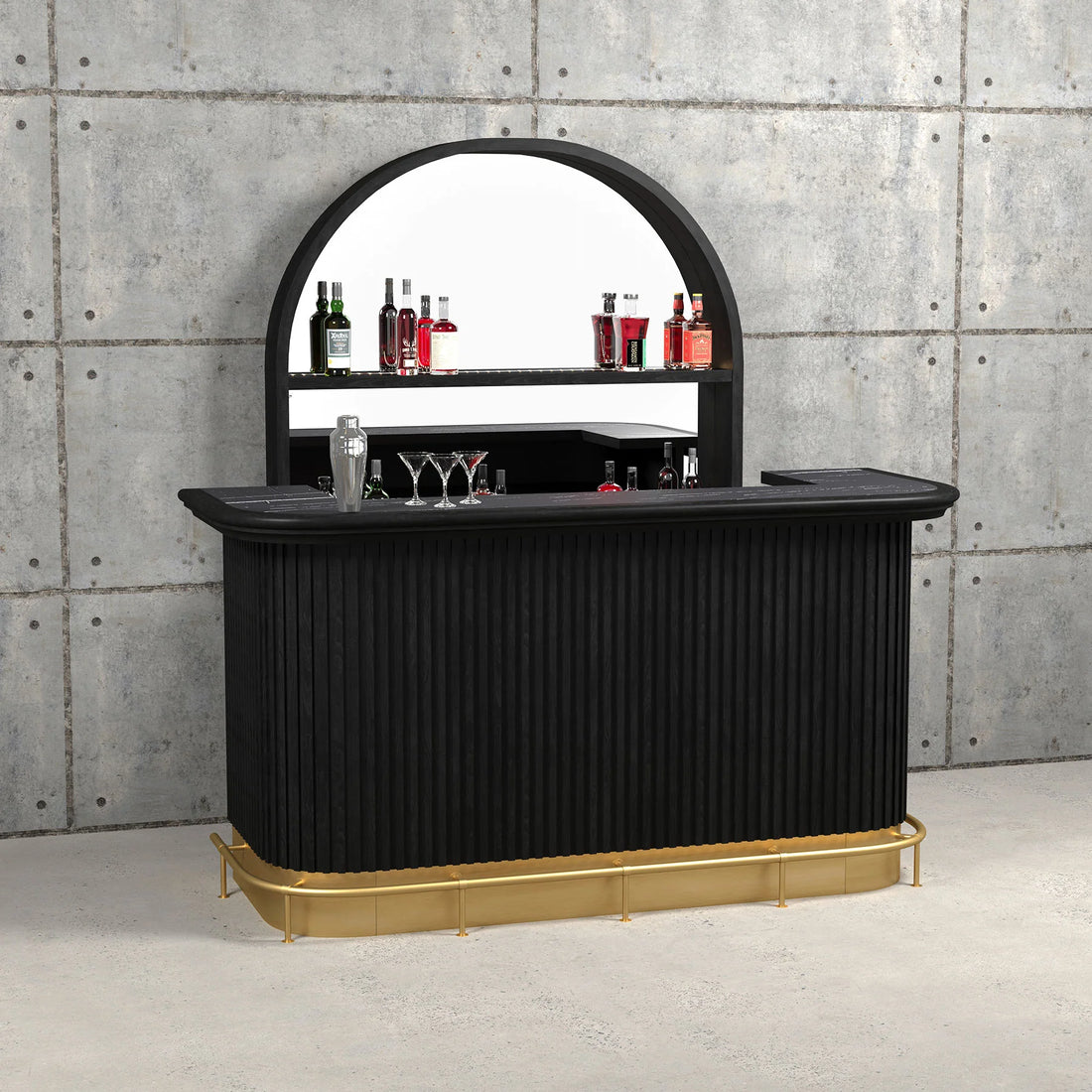 Prohibition Cocktail Bar with Mirror