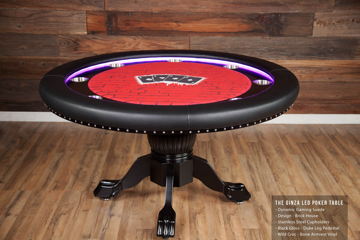 The Ginza (LED) Poker Table BBO poker tables