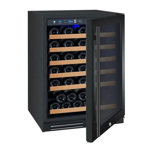 Allavino FlexCount Series 56 Bottle Single Zone Built-In Wine Refrigerator - Black