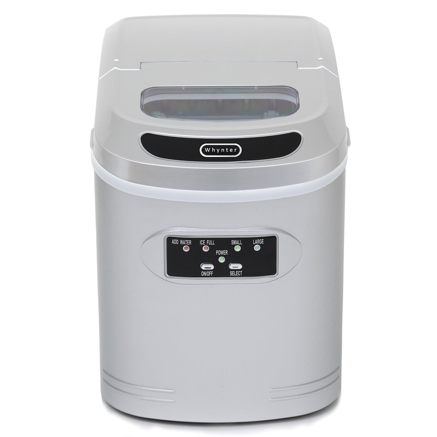 Whynter IMC-270MS Compact Portable Ice Maker 27 lb capacity – Metallic Silver